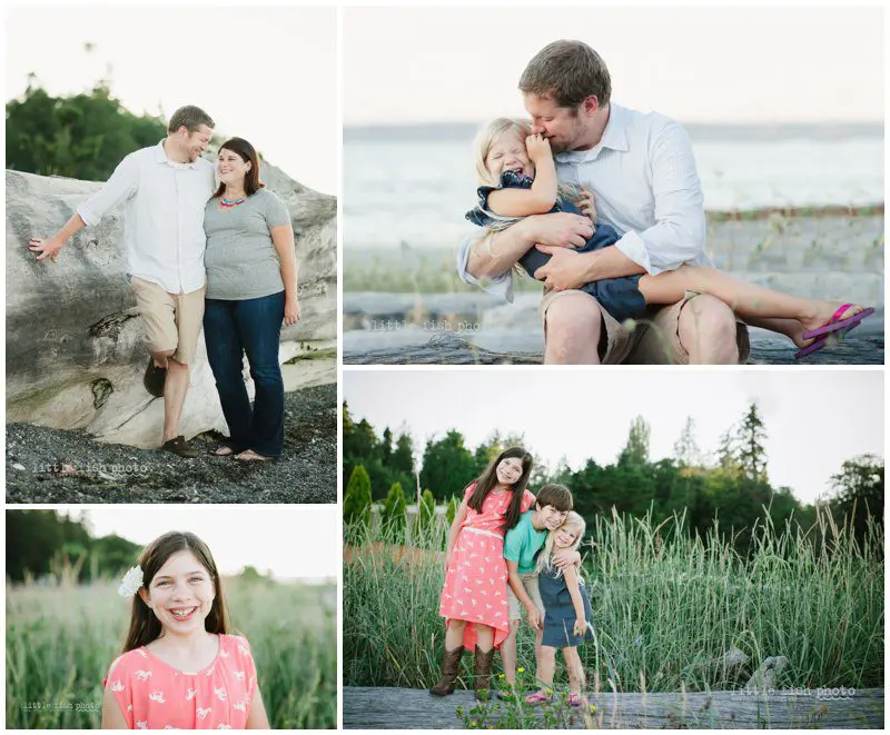 Family at play - Fay Bainbridge Park - Bainbridge Island Family Photographer