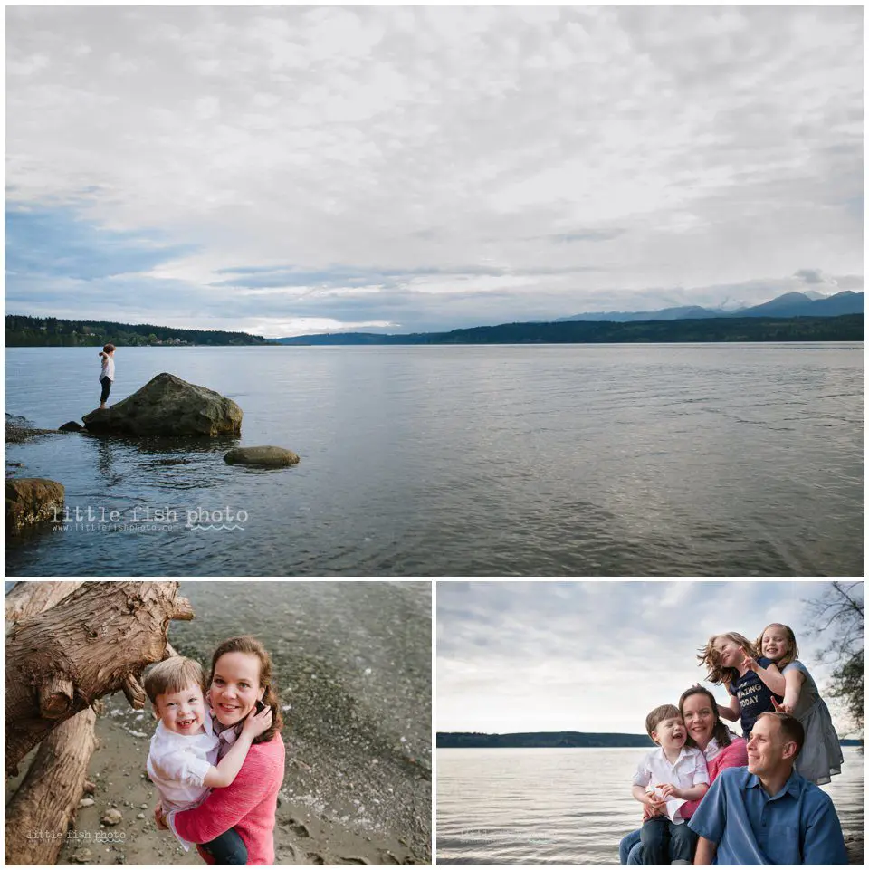 family on beach - family photography