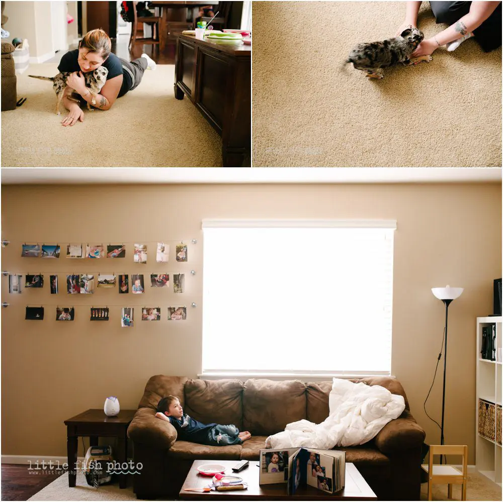 family time in living room