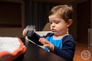 boy with computer mouse