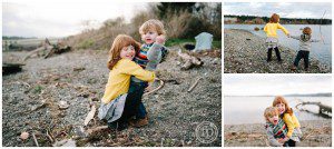 kids play at Old Mill Site Park, Silverdale