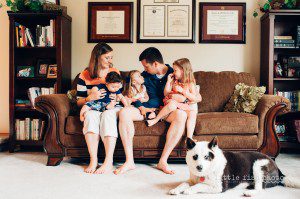 Family at home - Poulsbo Family photographer