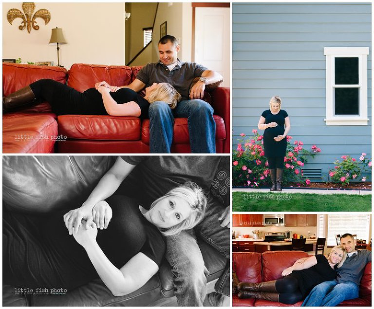 In Home Maternity - Bremerton Lifestyle Maternity Photography