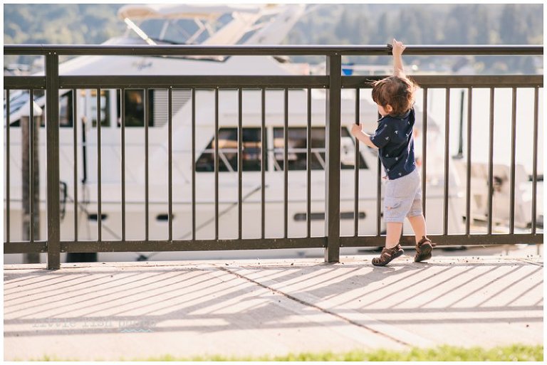 little boy under hard light - Poulsbo Photographer