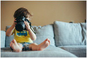 Patience - 2 year old with Camera - Poulsbo Lifestyle Photographer