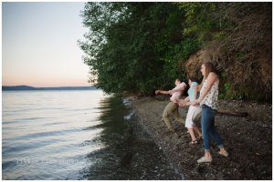 natural family photos at Scenic Beach - Kitsap family photographer