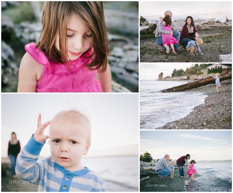 Children playing at Fay Bainbridge Park - Kitsap Photographer