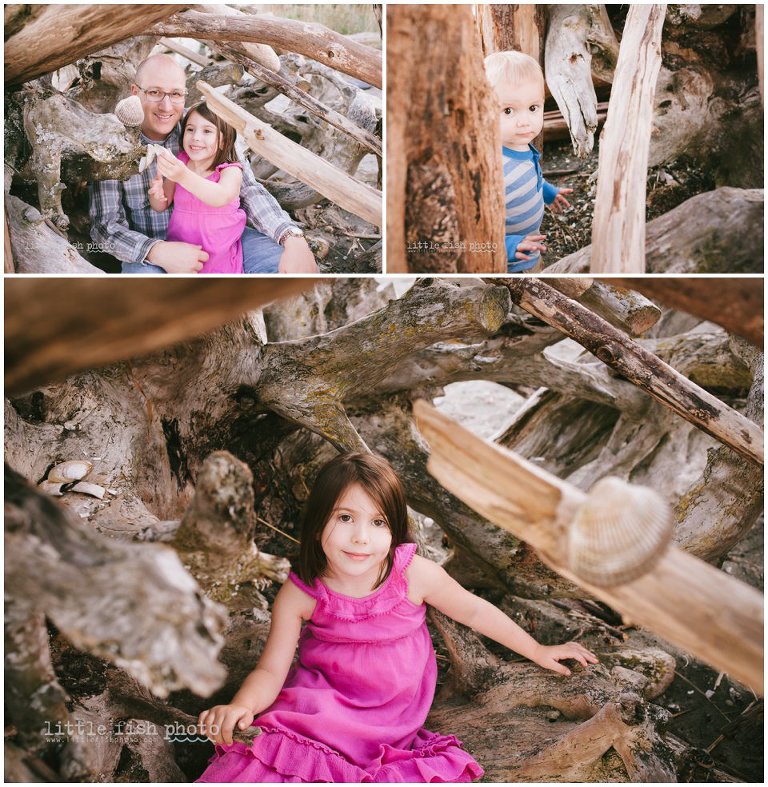 Children playing at Fay Bainbridge Park - Kitsap Photographer