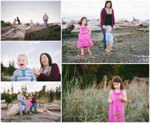 Children playing at Fay Bainbridge Park - Kitsap Photographer
