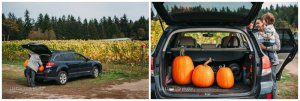 Playing at the Pumpkin Patch - Bainbridge Island Photographer