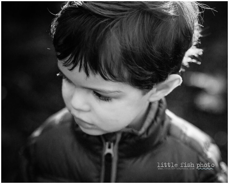 black and white little boy eyelashes - Kitsap Lifestyle Photographer