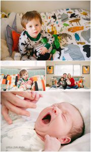 Family of 3 Welcomes Newborn Girl - Seattle Lifestyle Photographer