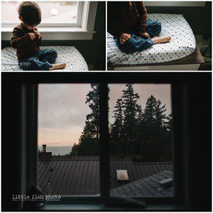 Morning at home with little boy - Kitsap Documentary Family Photographer
