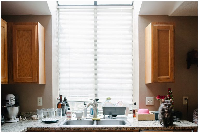 morning light in kitchen Kitsap Documentary Family Photographer