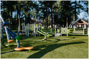 little boys playing at park - Kitsap Documentary Family Photographer