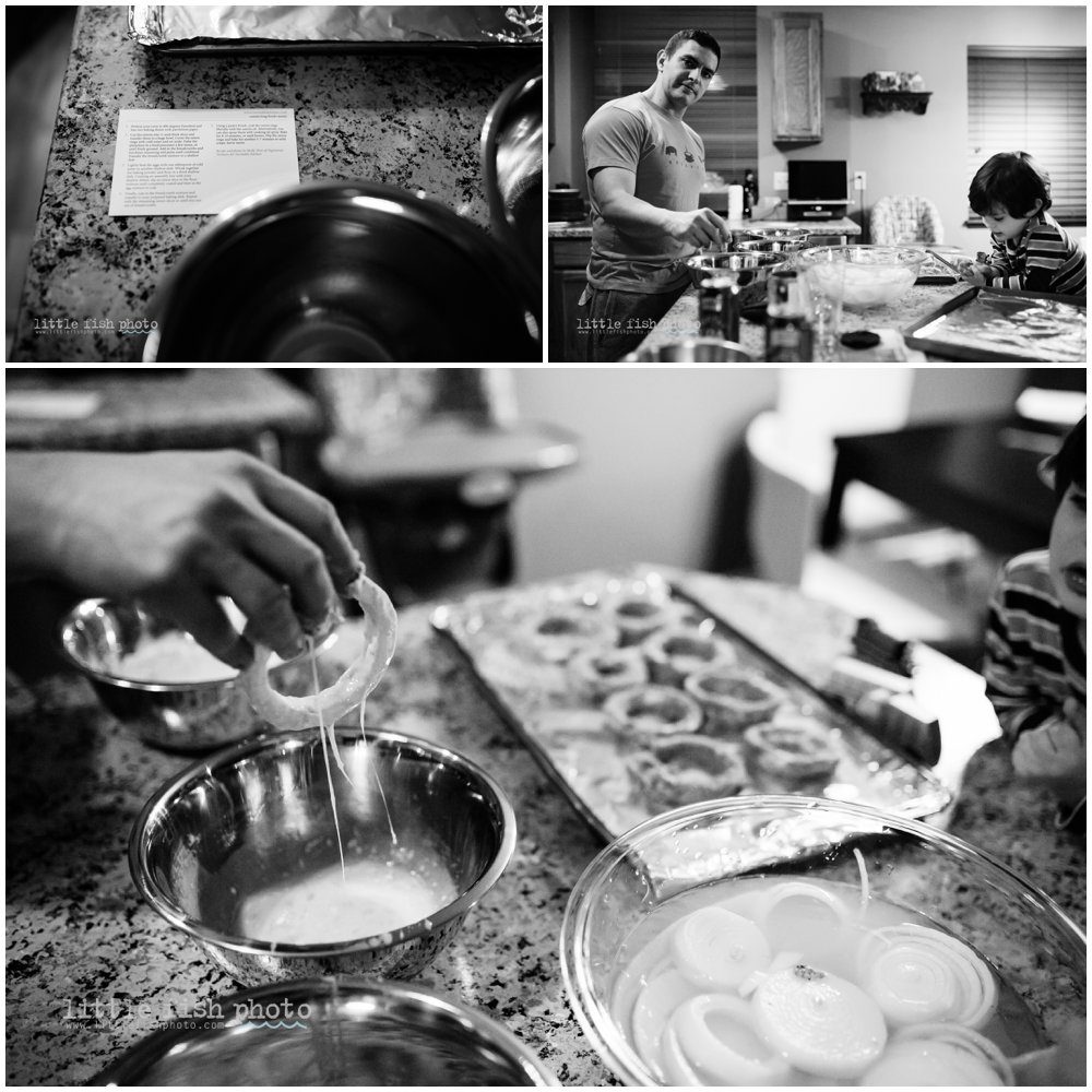 Making dinner together - Family documentary photography