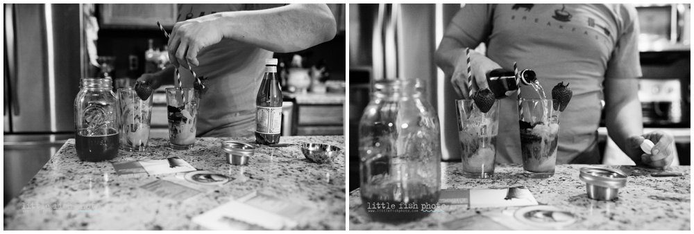 Making dinner together - Family documentary photography