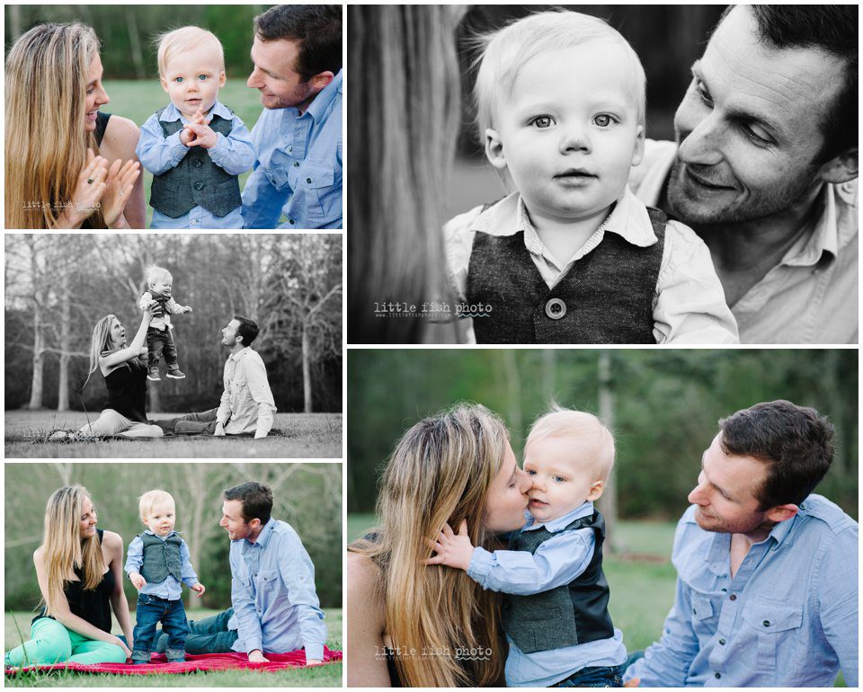 1 year old boy with family - Bainbridge Island Lifestyle Family Photographer