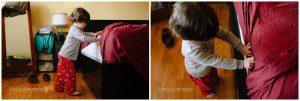 making the bed - day in the life - Kitsap Documentary Family Photographer