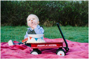 toddler eats cake - Bainbridge Island Lifestyle Family Photographer