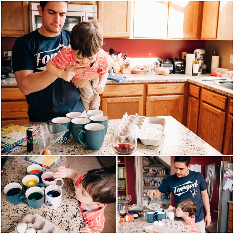 dying eggs - Poulsbo Lifestyle Family Photographer