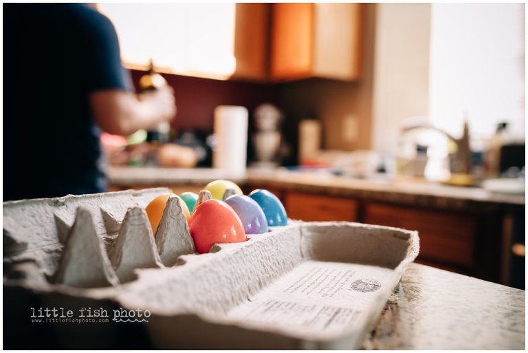 colored eggs - Poulsbo Lifestyle Family Photographer