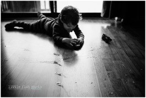 trains and puddles on floor - Kitsap Lifestyle Photographer