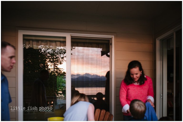 window reflection on back porch - family storytelling photography