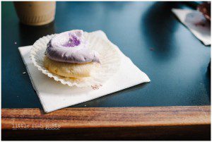 half eaten cupcake