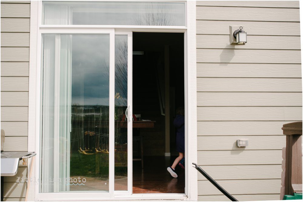 foot walking in doorway