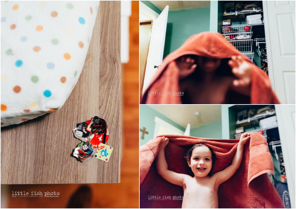 getting ready for bed