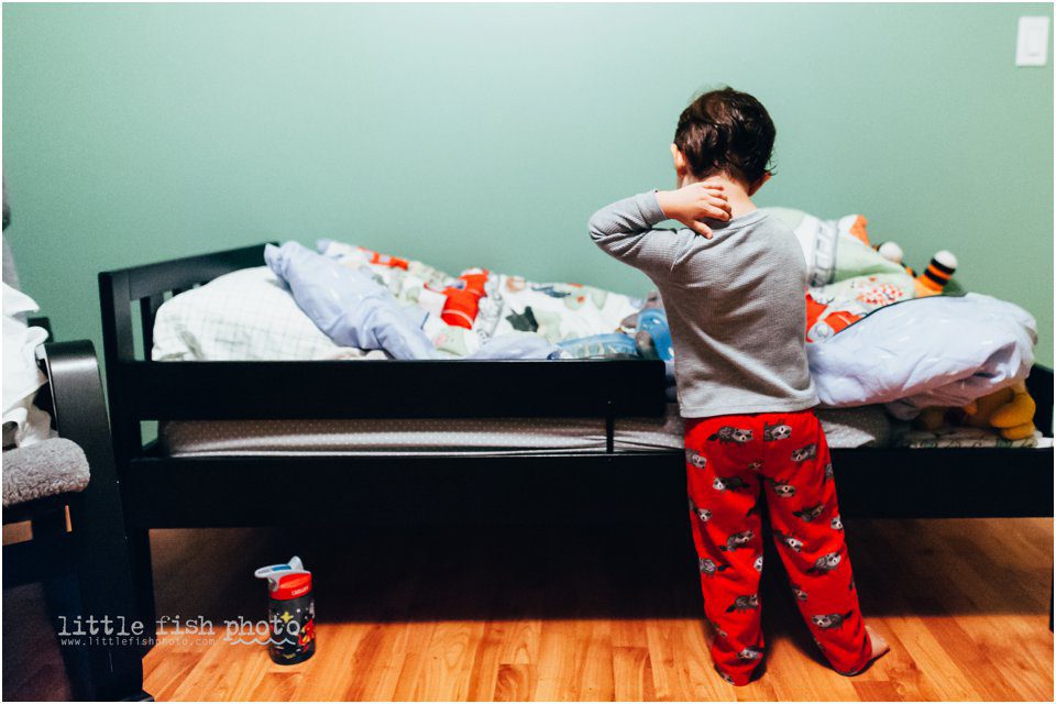 getting ready for bed