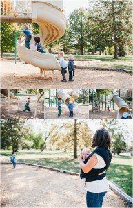 boys play at park