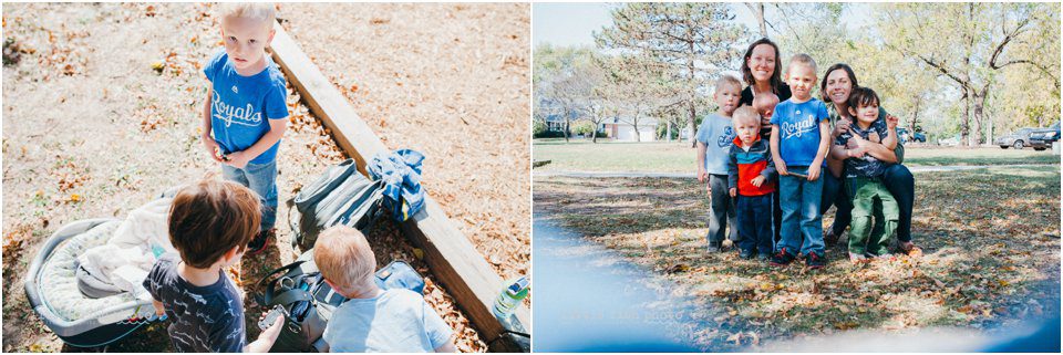 boys play at park