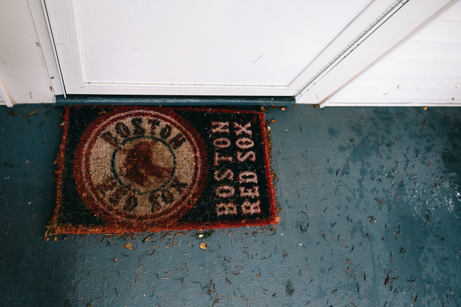 Boston Red Sox door mat