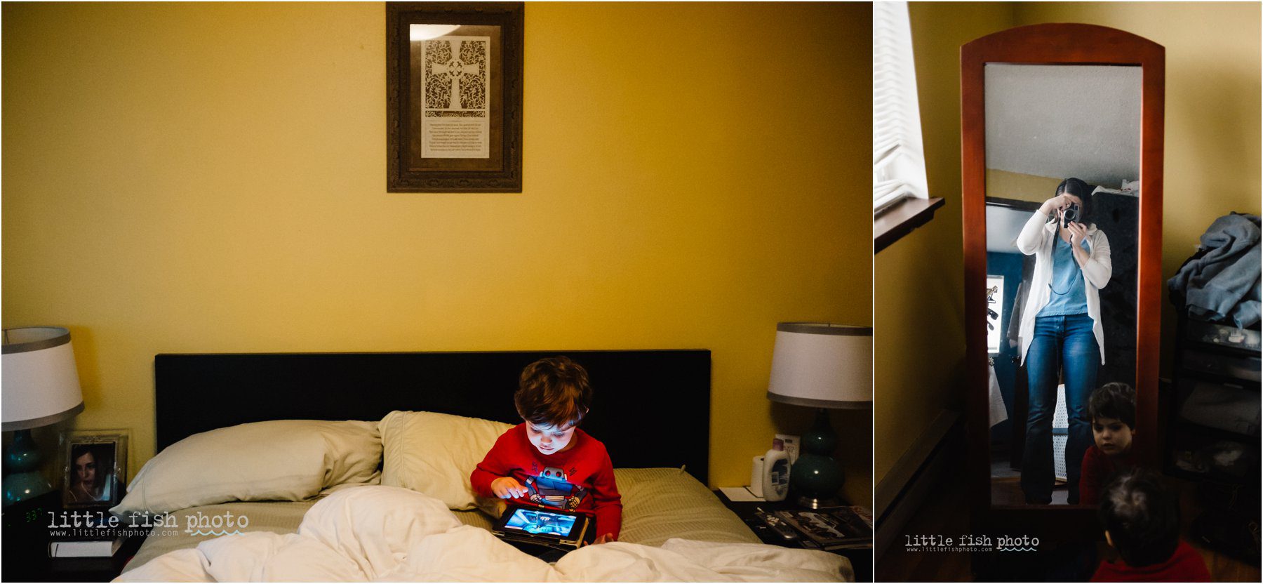 Boy on ipad