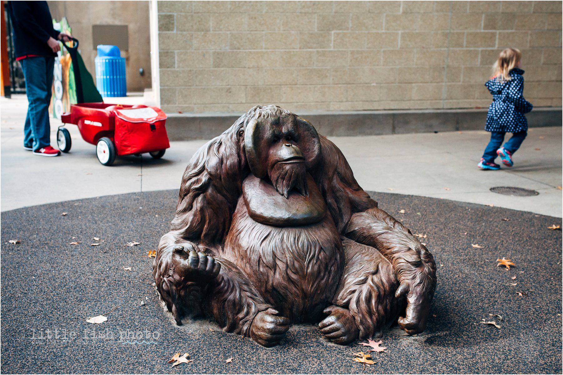 orangutang sculpture - Documentary Family Photographer