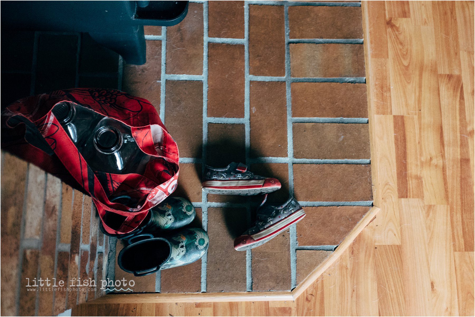 shoes on hearth - Kitsap Family Photographer