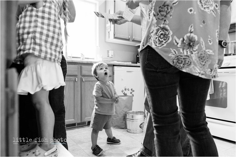 little boy waits for attention - kitsap documentary family photographer