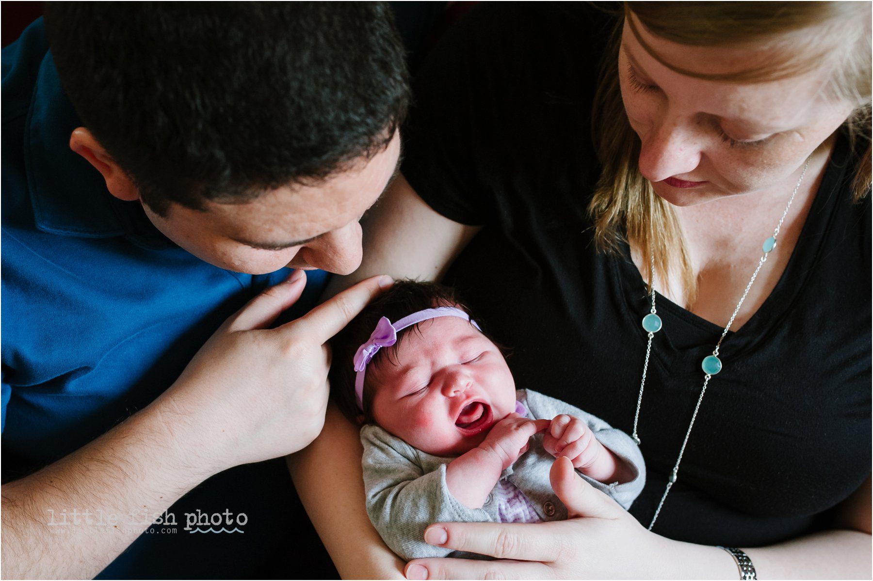 family with new baby - Bremerton Lifestyle Newborn Photographer