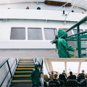 boy on ferry - Kitsap Documentary Family Photographer