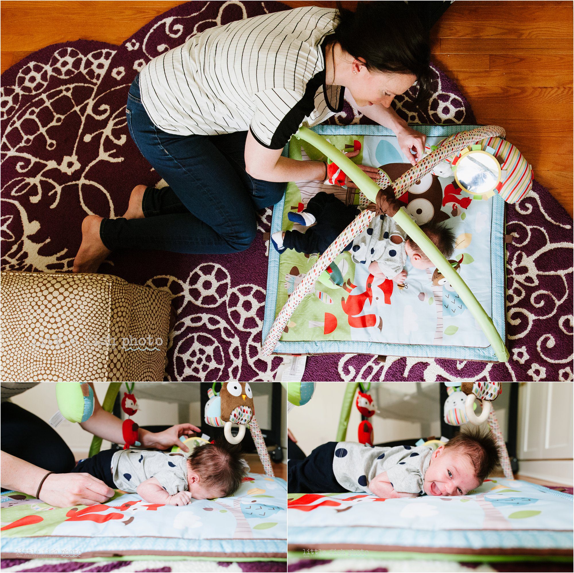 baby girl does not like tummy time