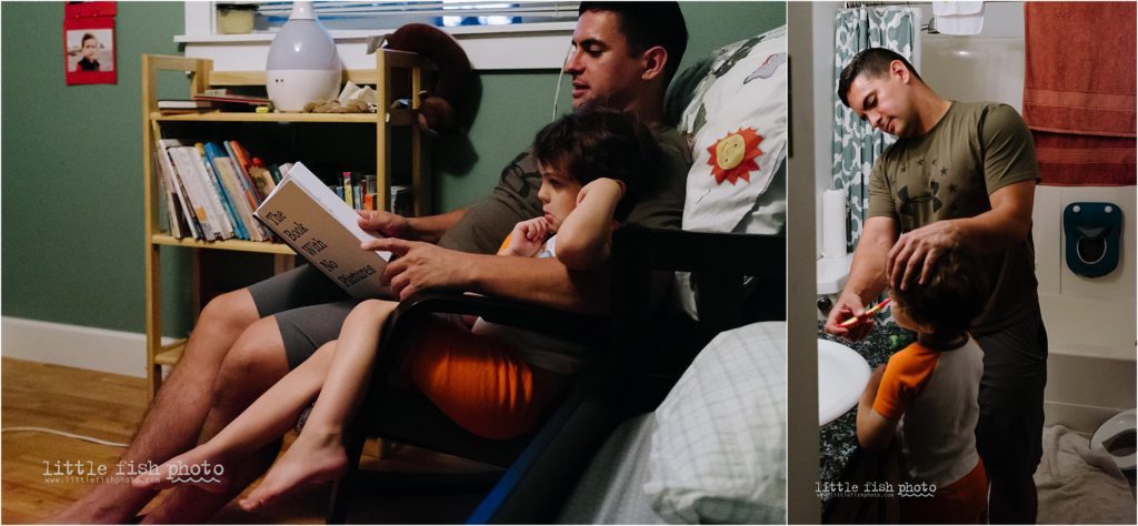 bedtime with dad