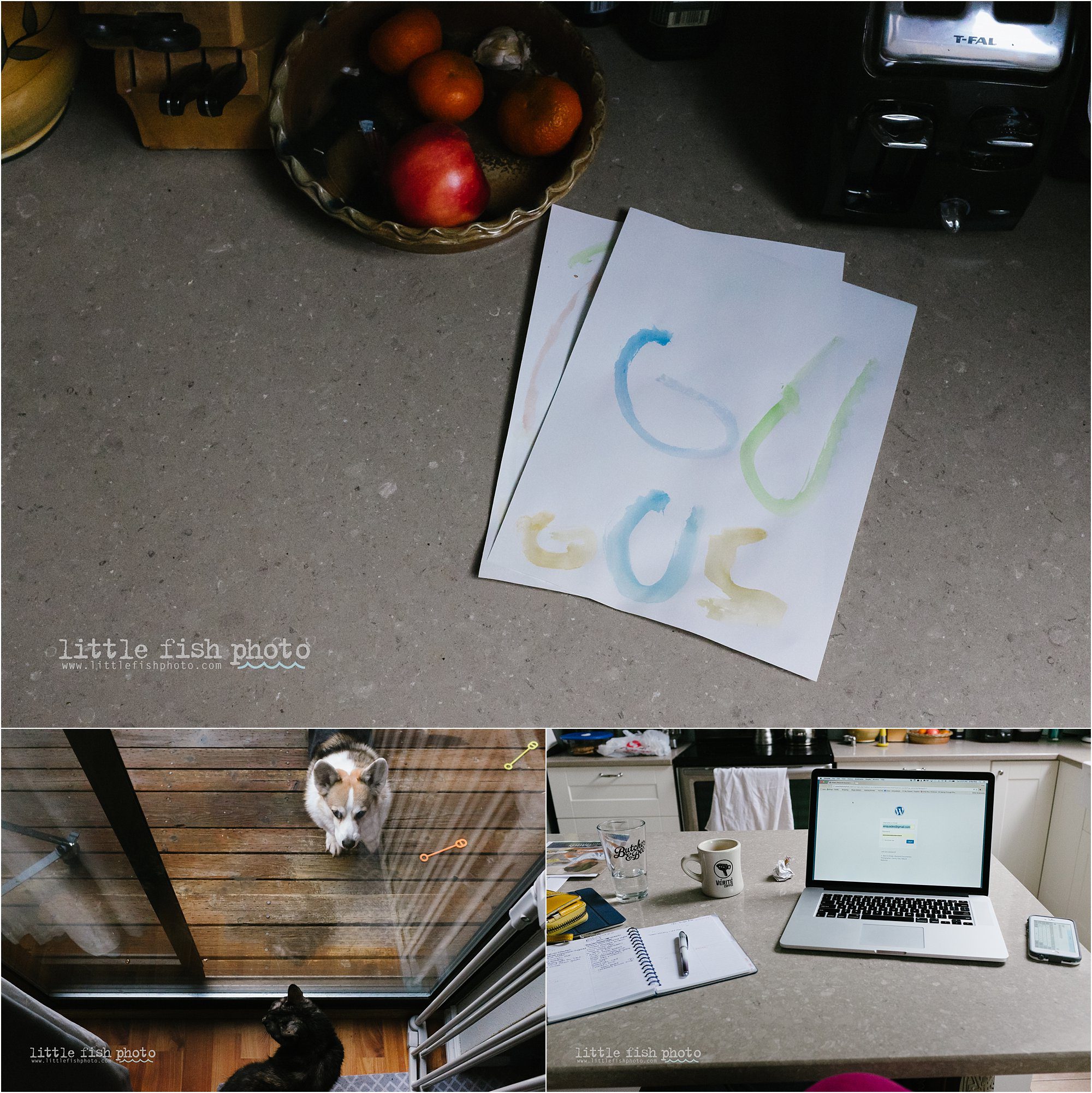 kids watercolor painting - Documentary Family photography