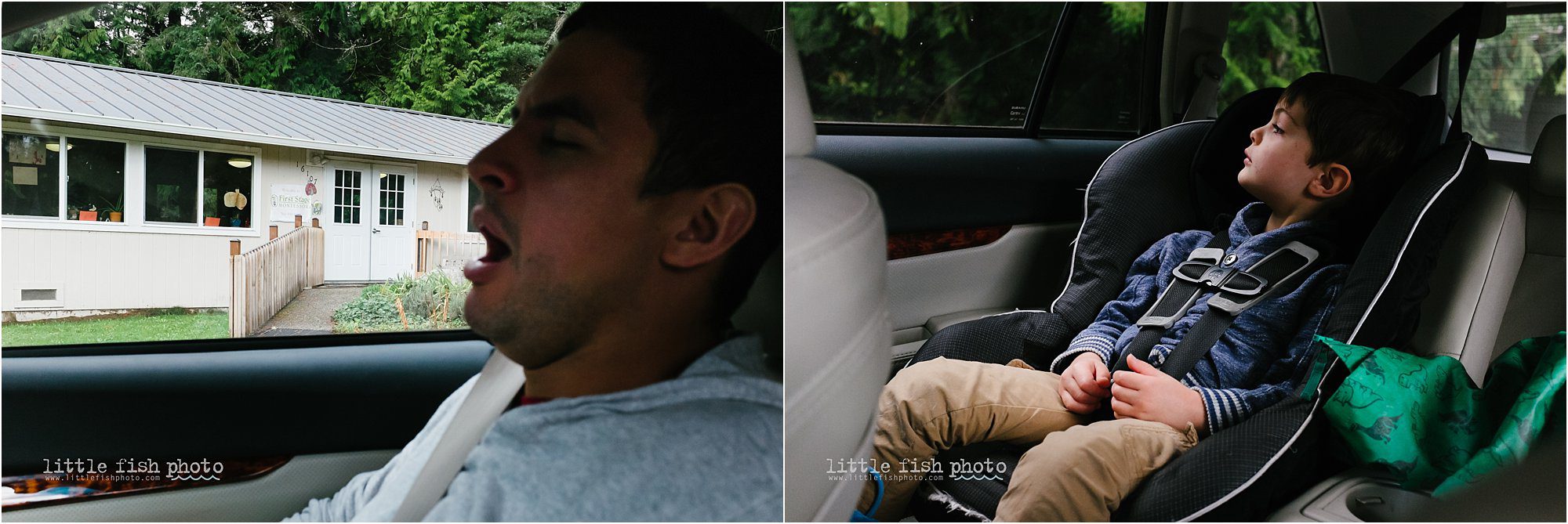 father and son in car - Documentary Family photography
