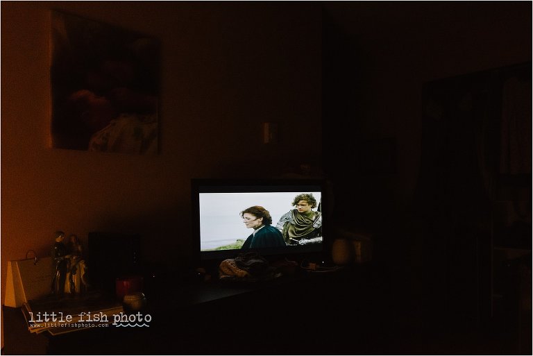 late night TV watching - Poulsbo Documentary Family Photography