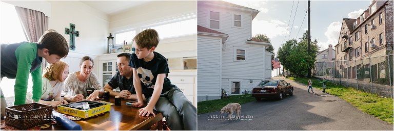 family at home - Kitsap Documentary Family Photographer