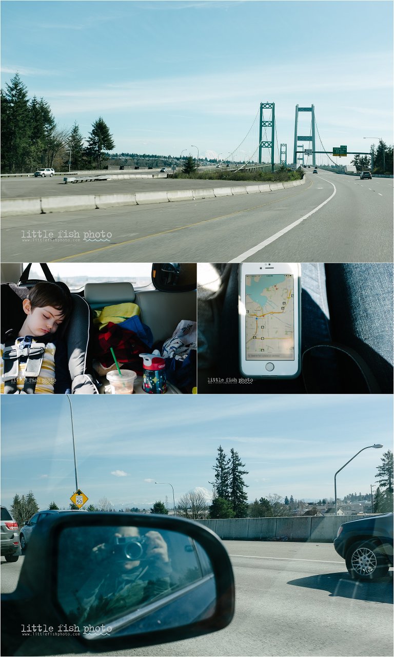 on the road through tacoma