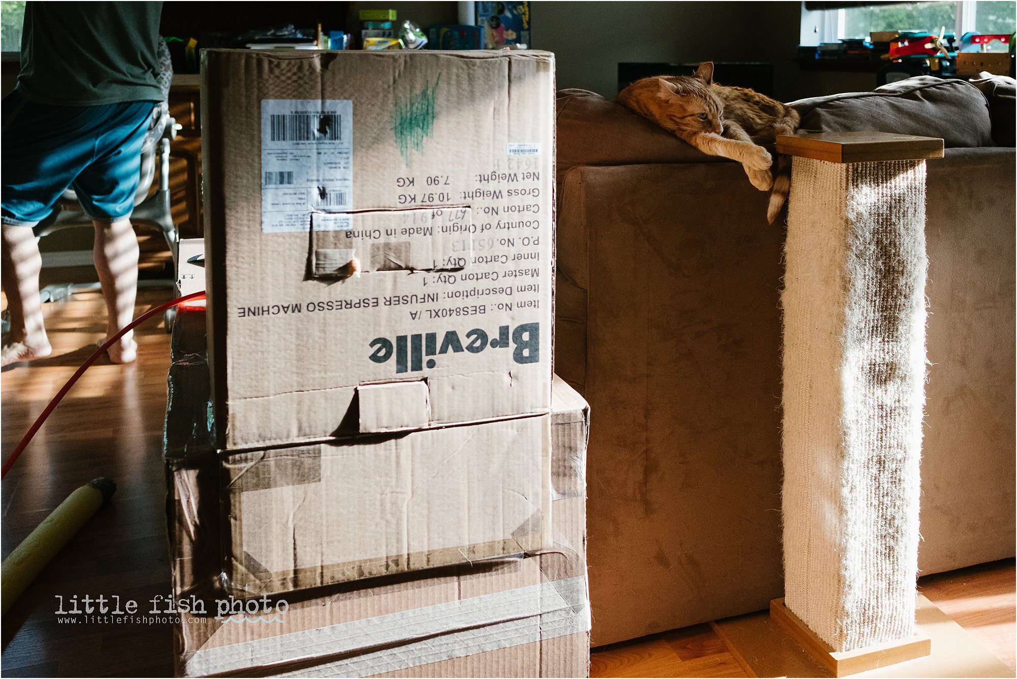 light on box fort
