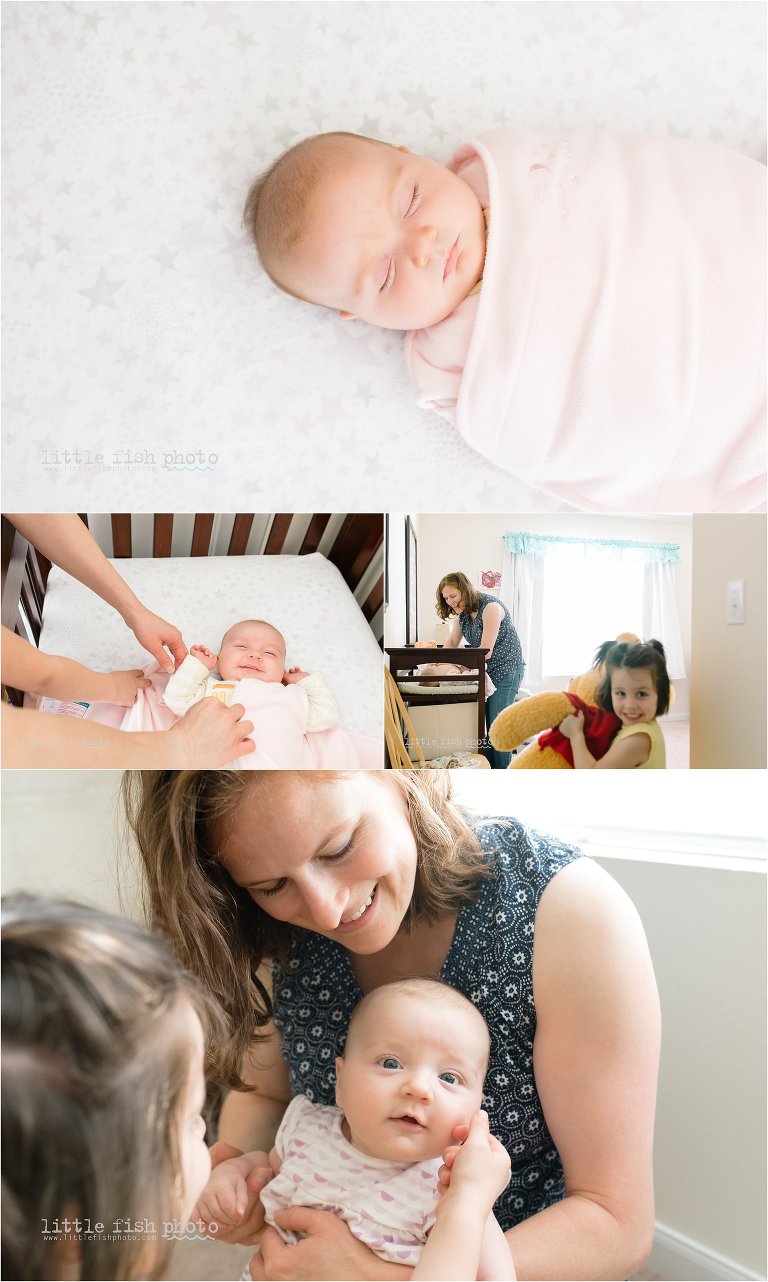 Mother wakes up and tends to baby - Leaving Home - Kitsap Lifestyle Photographer